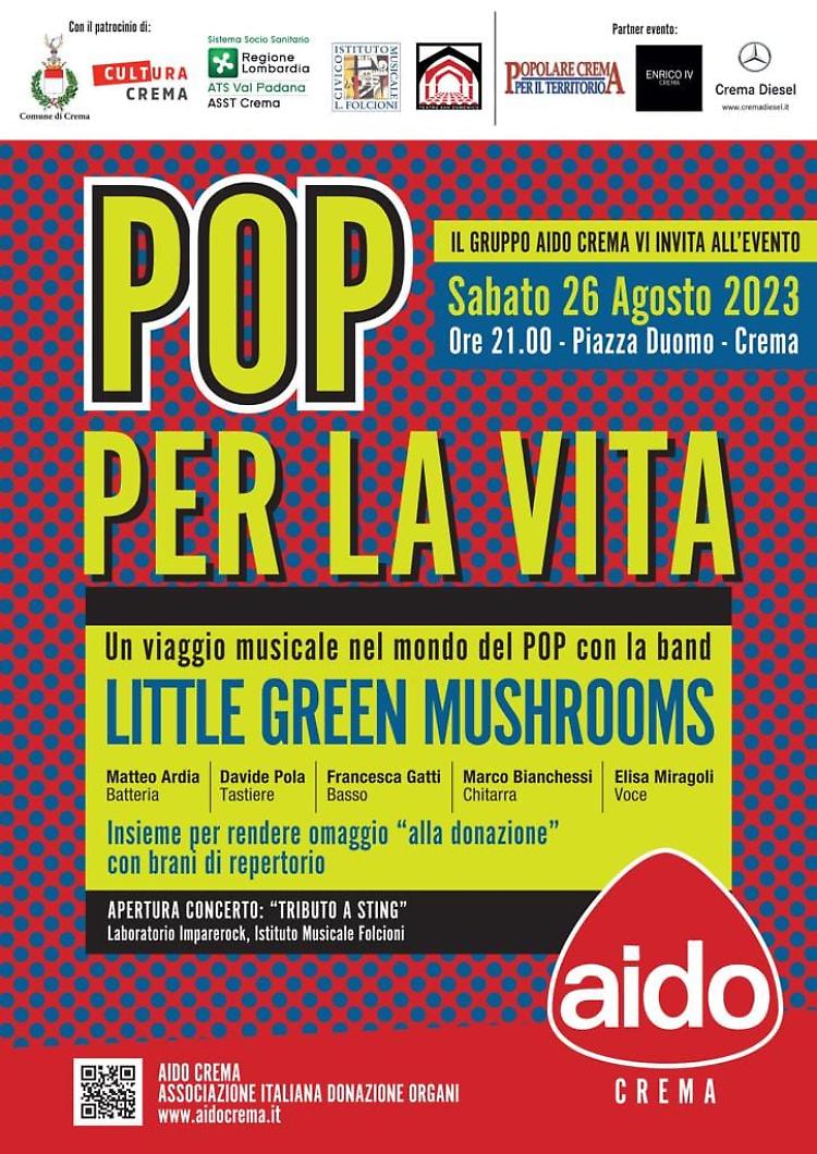Viaggio musicale nel mondo del Pop con la band Little Green Mushrooms