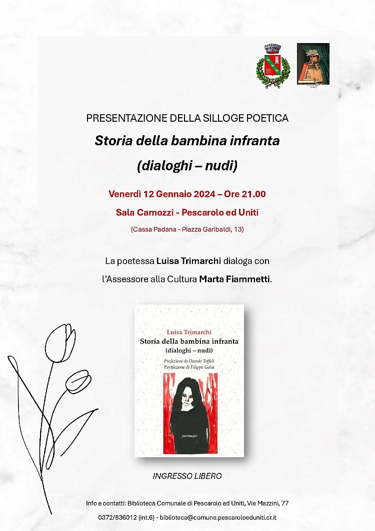 Presentazione di "Storia della bambina infranta" di Luisa Trimarchi