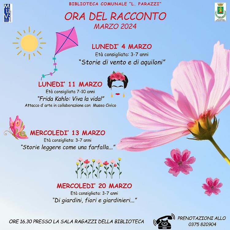 Ora del racconto, incontri per bambini