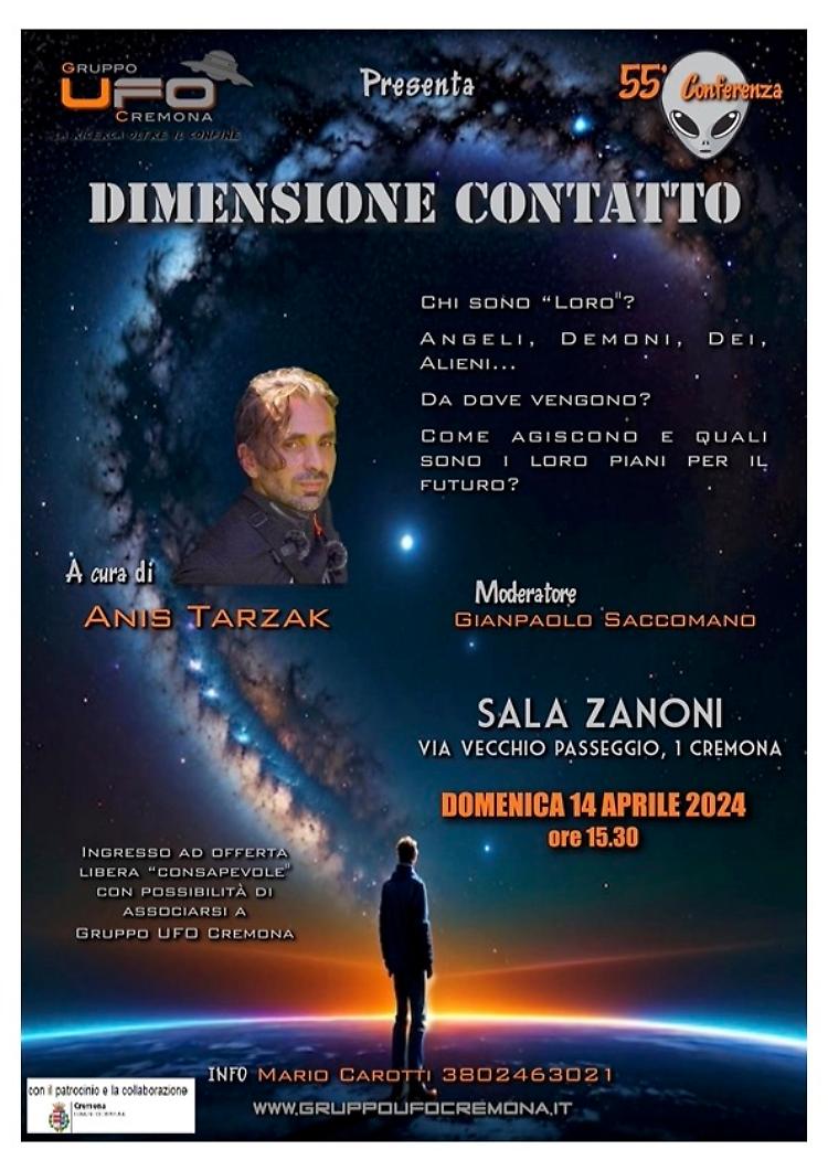 Conferenza di Gruppo Ufo "Dimensione Contatto"