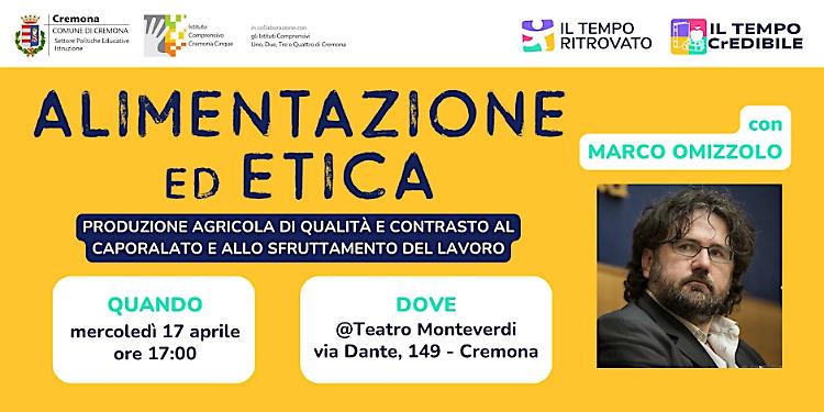 Incontro con Marco Omizzolo: Alimentazione ed Etica