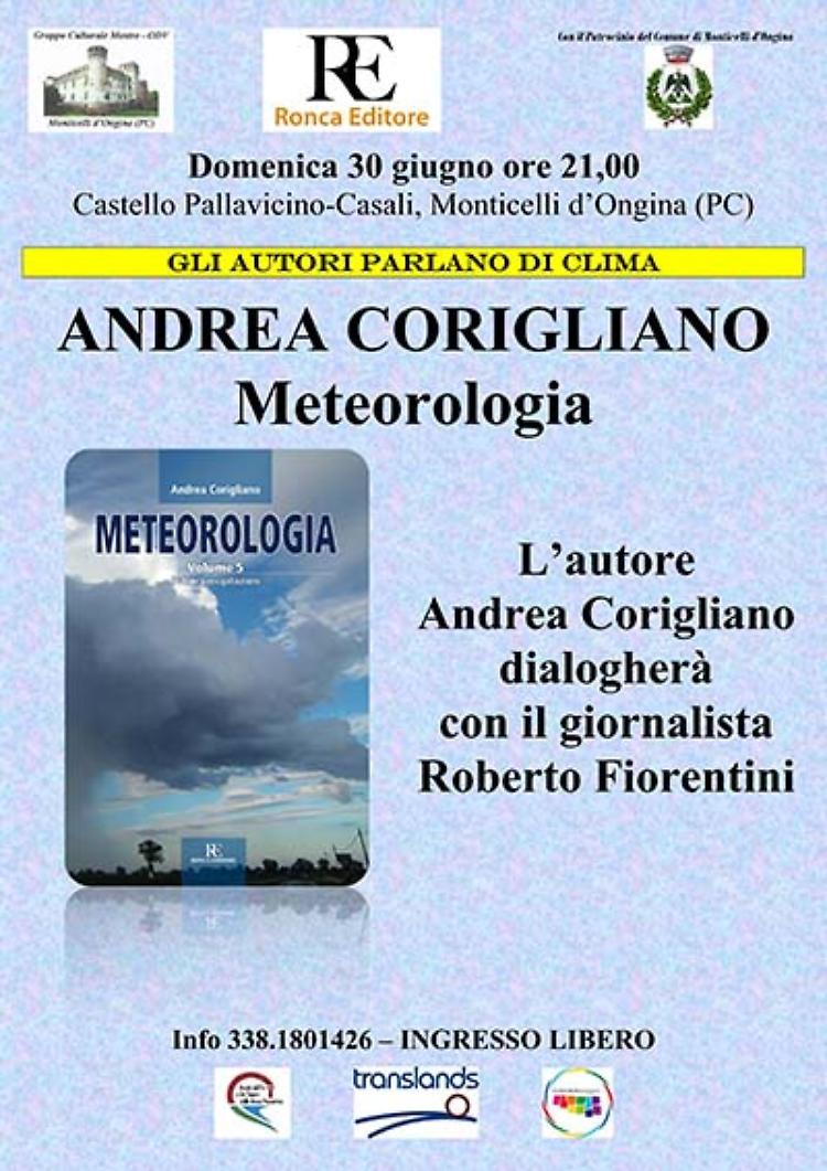 Incontro con Andrea Corigliano "Meteorologia"