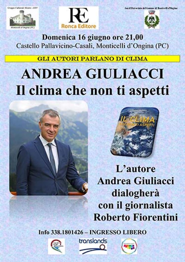 Incontro con Andrea Giuliacci "Il clima che non ti aspetti"