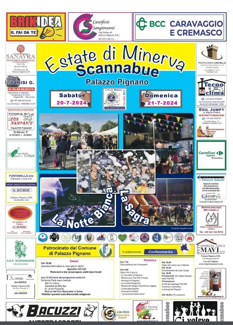 L'estate di Minerva a Scannabue, prima edizione