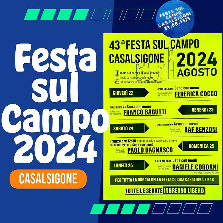 43a Festa sul Campo 2024