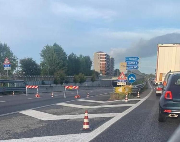 Allagamento: chiude il tunnel di Vigliano sulla Paullese