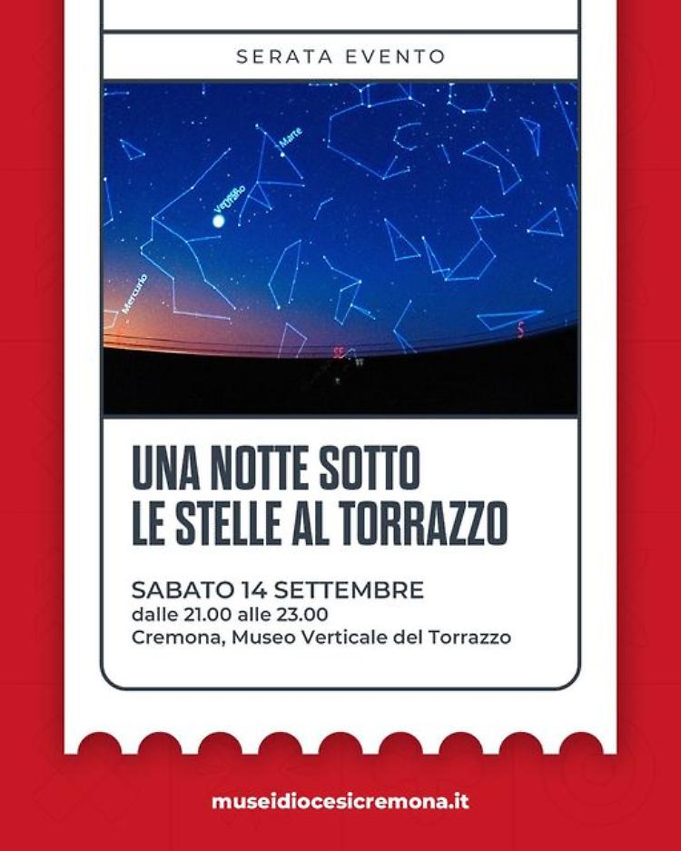 Una notte sotto le stelle al Torrazzo