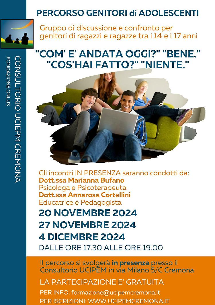 "Come è andata oggi?"  "Bene"  "Che cosa hai fatto?"  "Niente"
