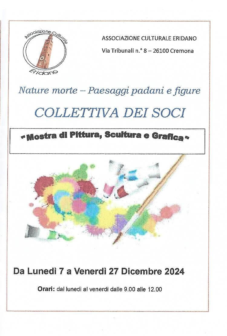 Esposizione delle opere degli artisti dell'anno 2024