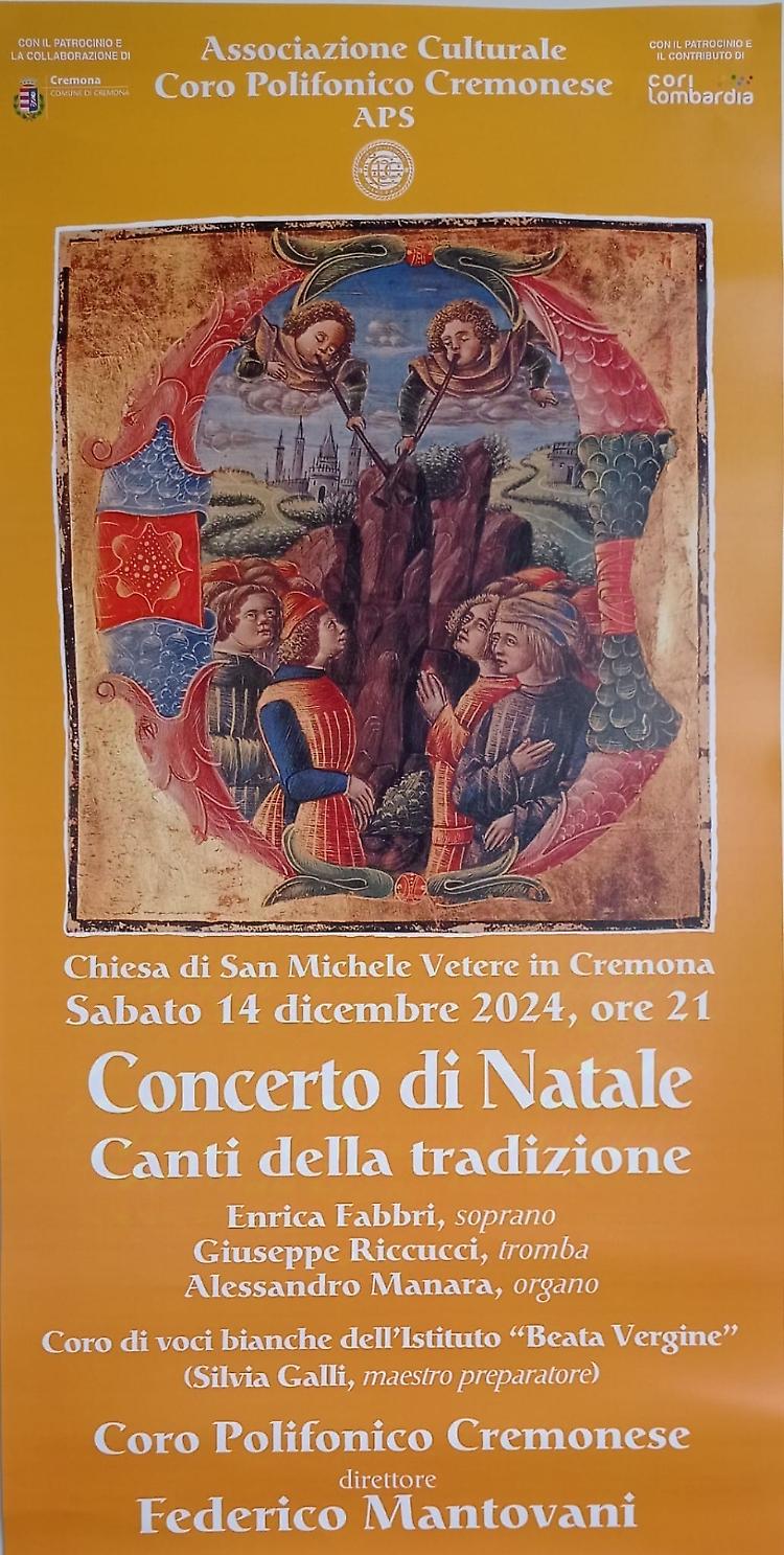 "Concerto di Natale" del Coro Polifonico Cremonese Aps
