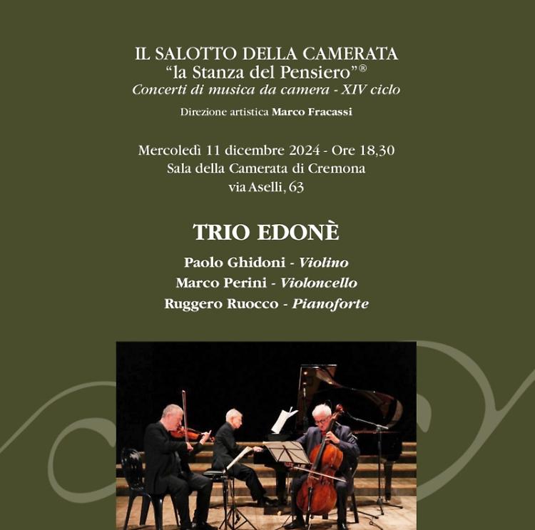 "Trio edonè" Concerti di musica da camera - XIV ciclo
