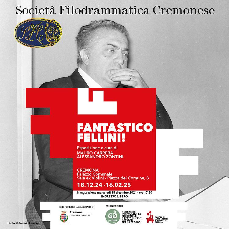 Mostra "Fantastico Fellini" dedicata al celebre regista italiano