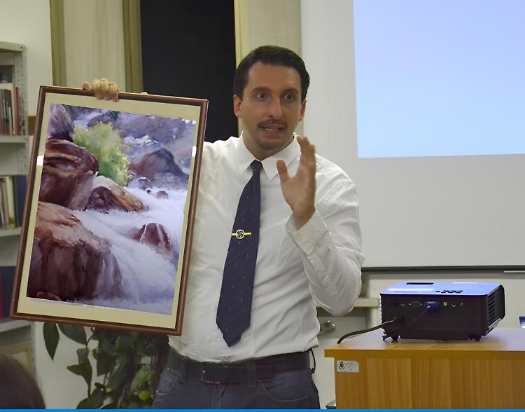 Conferenza di Simone Fappanni con gli scatti di Canevisio