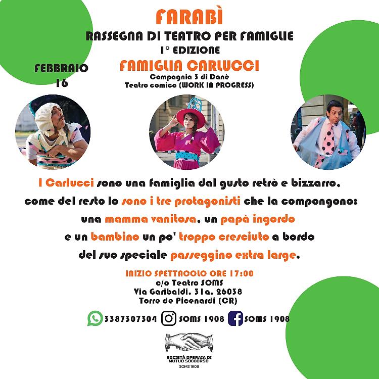 FAMIGLIA CARLUCCI – Spettacolo comico
