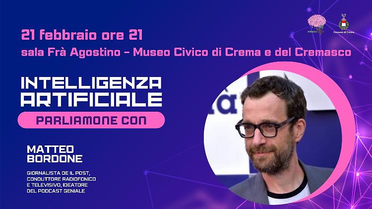 Conferenza: Intelligenza Artificiale, con Matteo Bordone