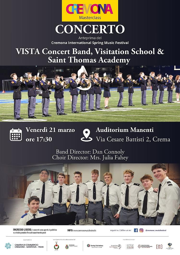 VISTA Concert Band, Visitation School & Saint Thomas Academy