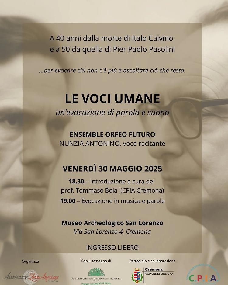 LE VOCI UMANE – Un’evocazione di parola e suono