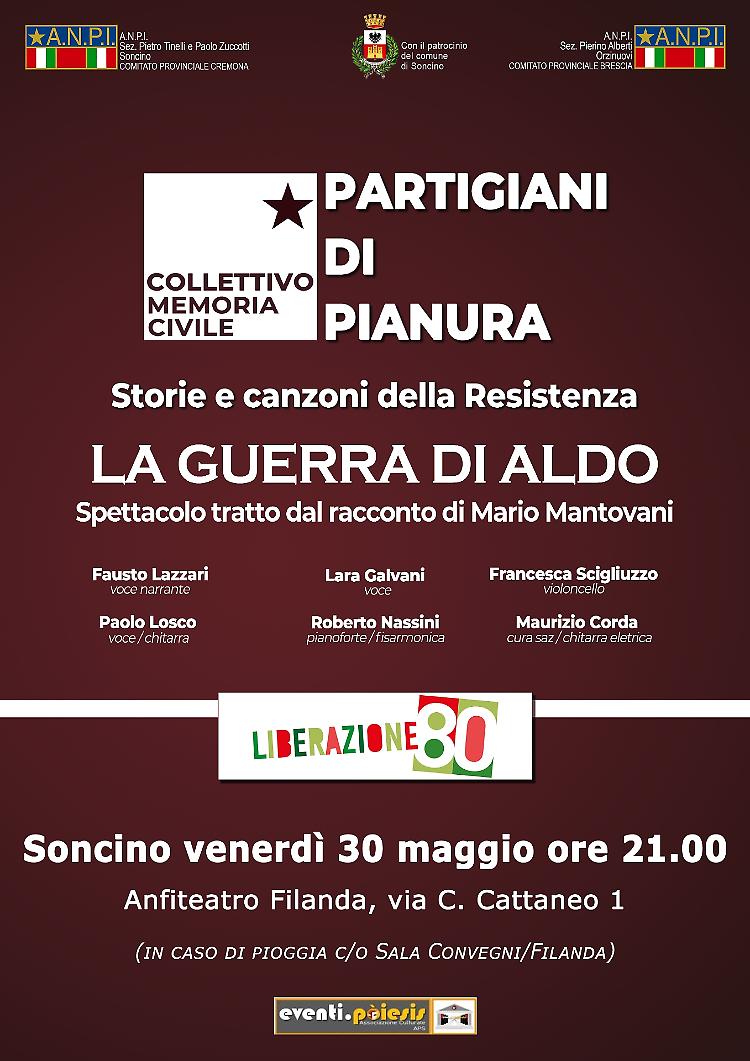 “La guerra di Aldo” - Storie e canzoni della Resistenza