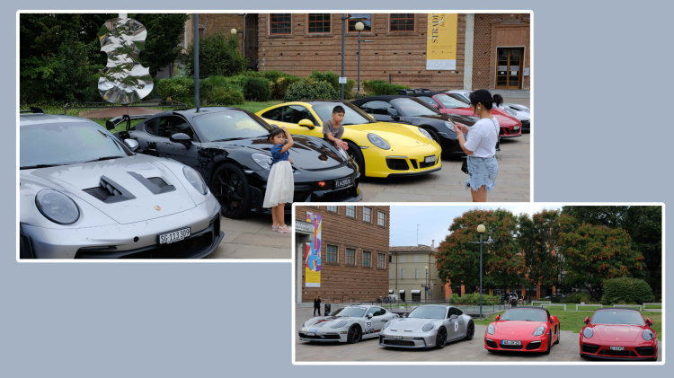 In centro le Porsche stregano tutti