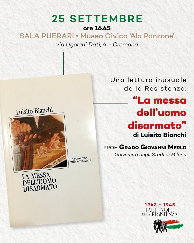 Incontro sul volume "La Messa dell'uomo disarmato"