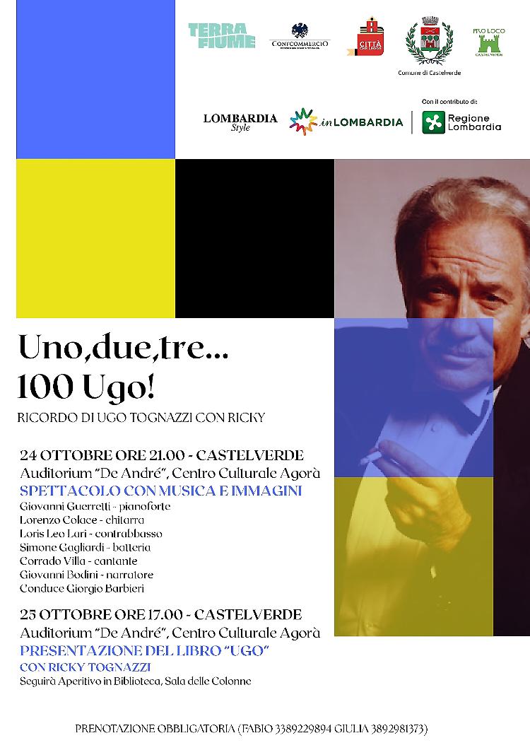 Uno, due, tre... 100 Ugo! Ricordando Ugo Tognazzi con Ricky
