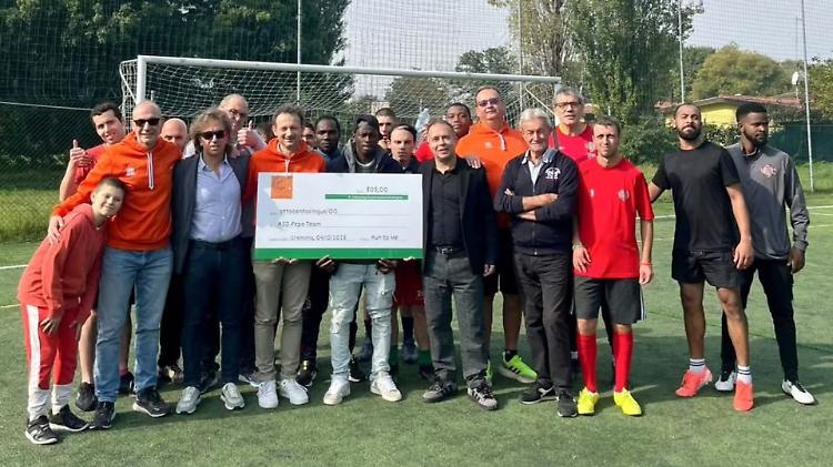 Solidarietà, il ricavato delle iscrizioni alla Marcia di San Carlo donato al Pepo Team