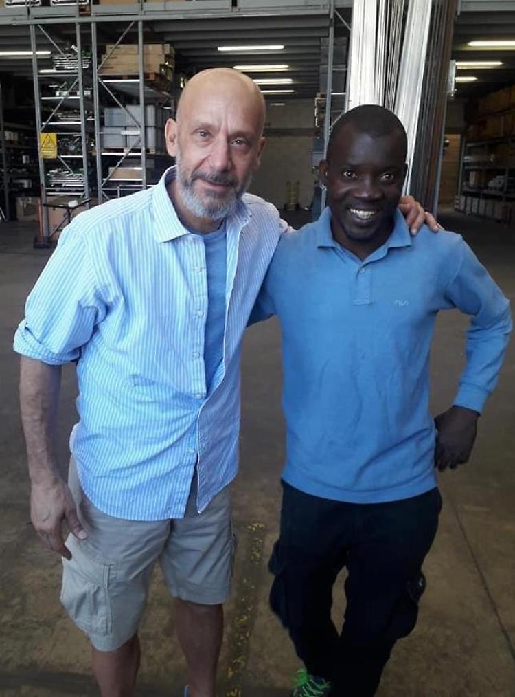 Fuggito dall'Africa perché cristiano: «Qui tante brave persone»