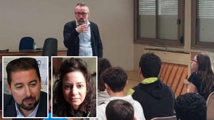 Piloni in classe: «Moggi fa propaganda»