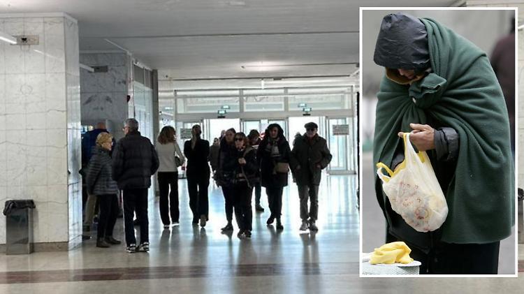 Accampati in ospedale: &laquo;Qui come in famiglia&raquo;