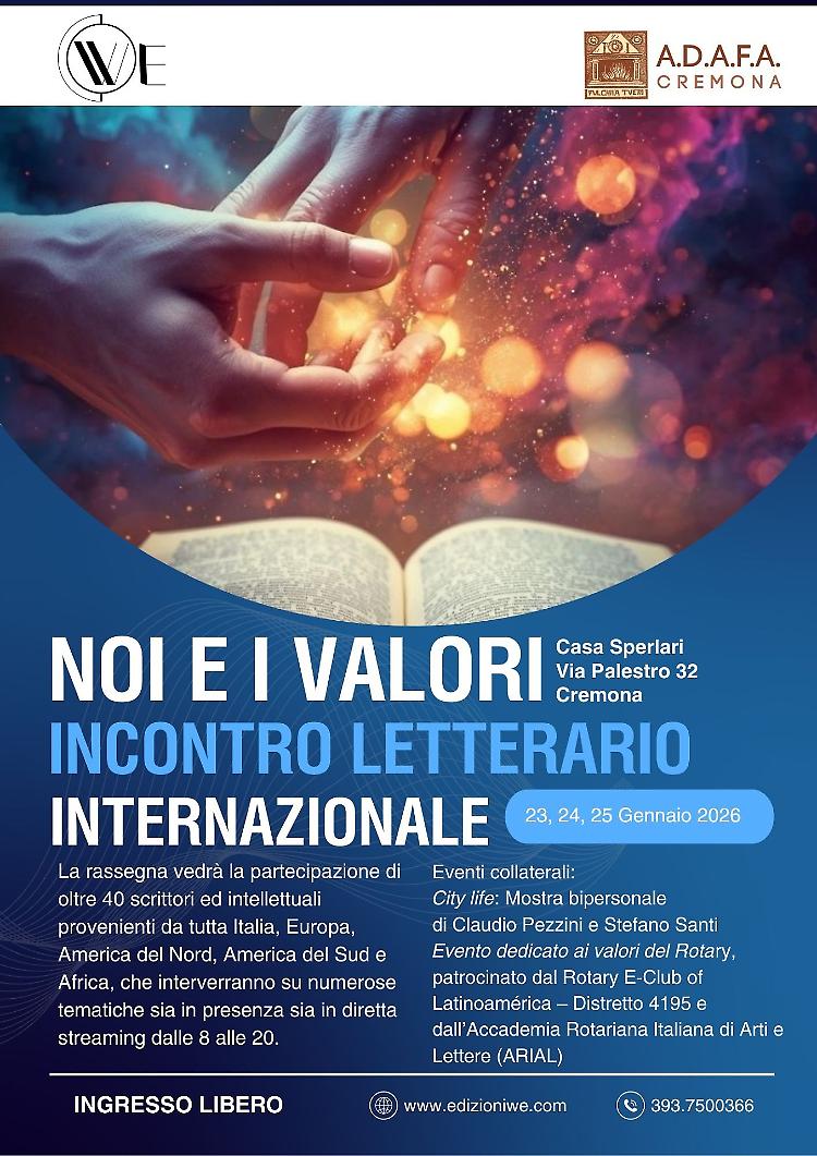 &ldquo;Noi e i Valori&rdquo;: 3 giorni di confronto aperto