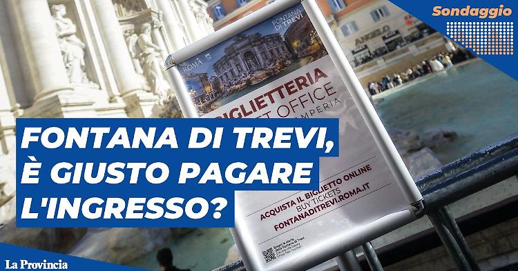 Biglietto d'ingresso per la Fontana di Trevi, sei d'accordo?