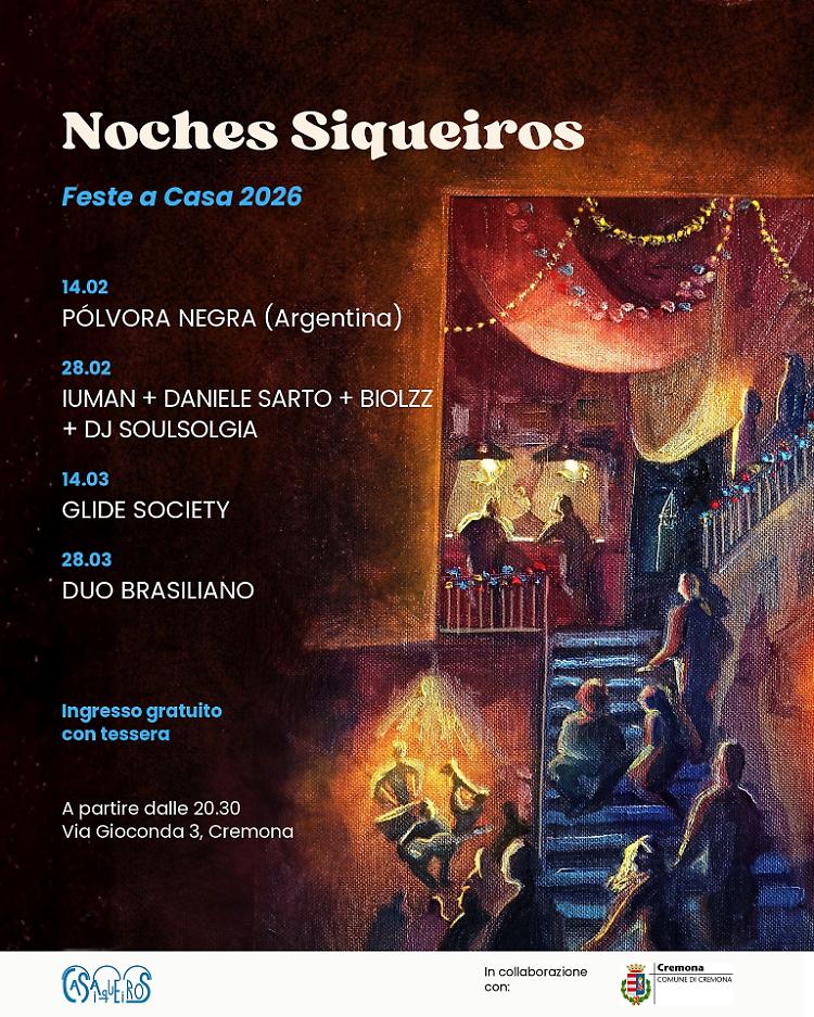 Noches Siqueiros - Festa a Casa con Glide Society