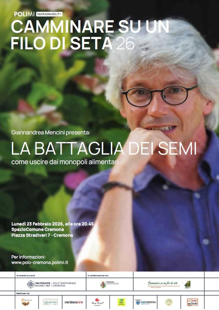 Giannandrea Mencini presenta "La battaglia dei semi"