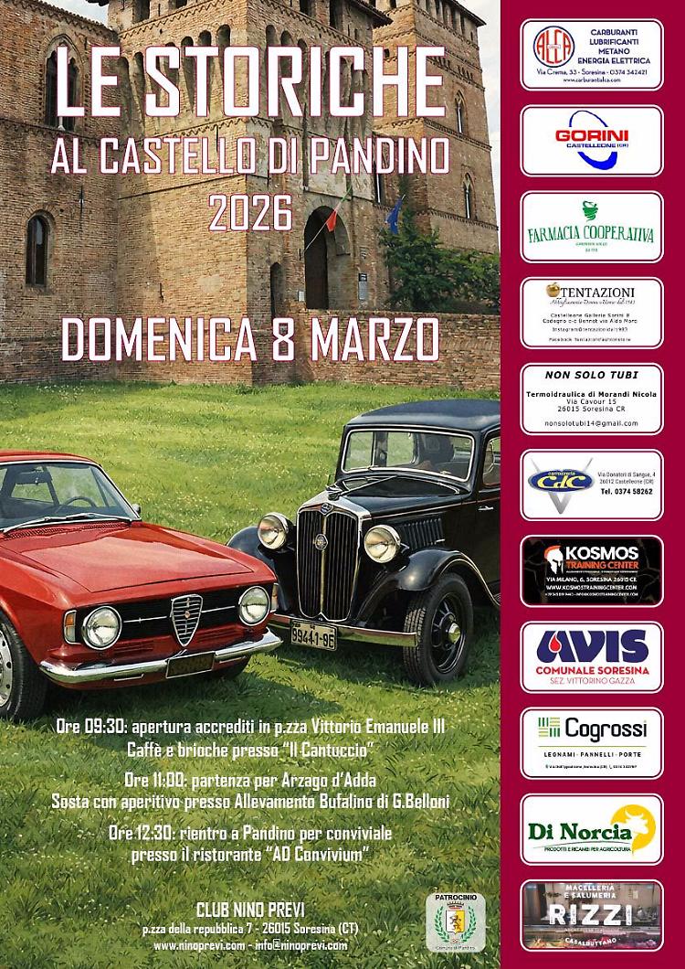 Le Storiche al castello di Pandino