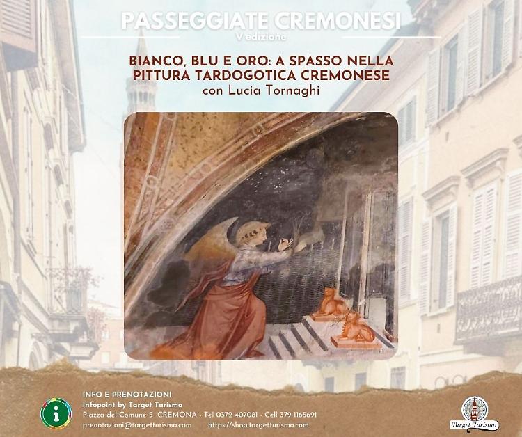 Bianco, blu e oro: a spasso con Lucia Tornaghi