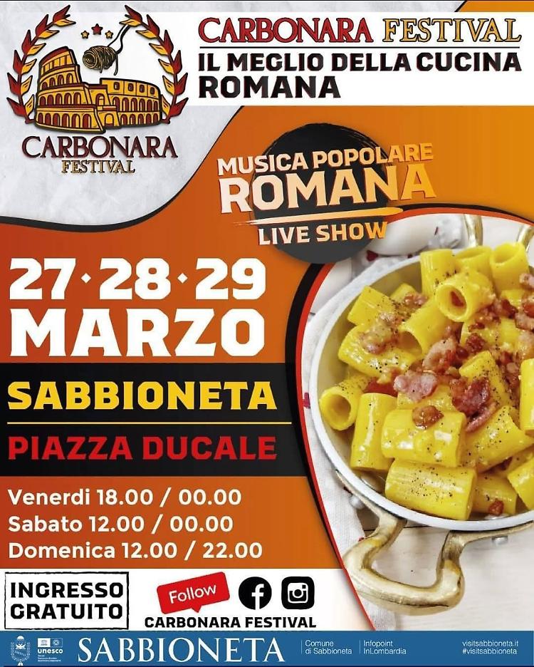 Carbonara Festival: il meglio della cucina romana