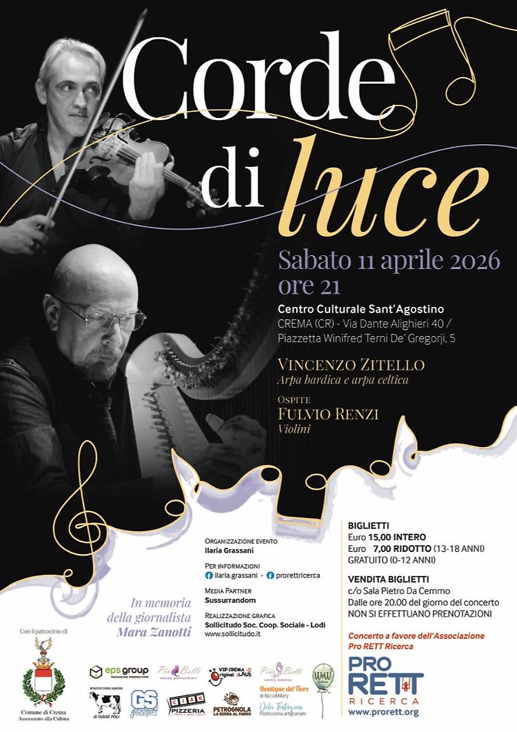Concerto "Corde di luce": arpe e violini